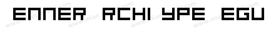 Renner ArchiType Regular字体转换